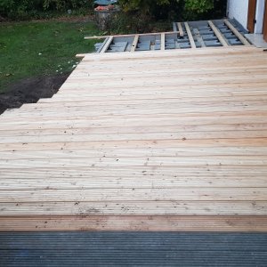 Holzterrasse Lärche